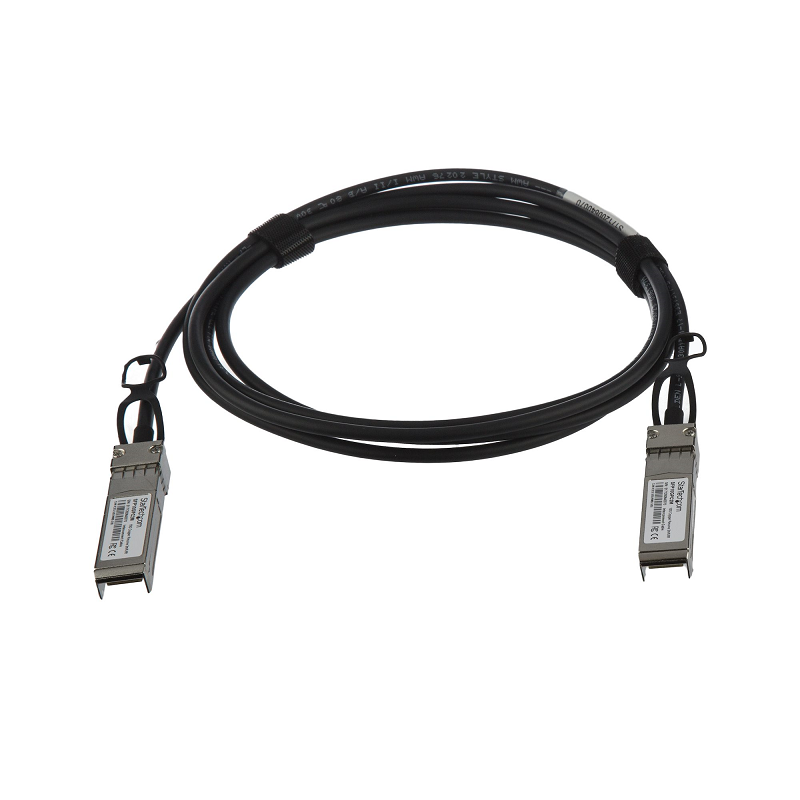 StarTech SFP10GPC2M 10 GbE SFP+ Copper DAC 10 Gbps Low Power Passive Transceiver 2m